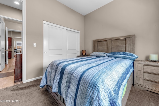 4883 Brunello Dr, Sparks, NV 89436 - bedroom featuring light colored carpet and a closet