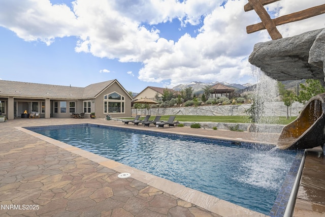 5427 Salmon River Ct, Reno, NV 89511 - swimming pool featuring a patio area and a gazebo