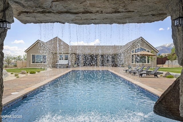 5427 Salmon River Ct, Reno, NV 89511 - outdoor pool featuring a patio area