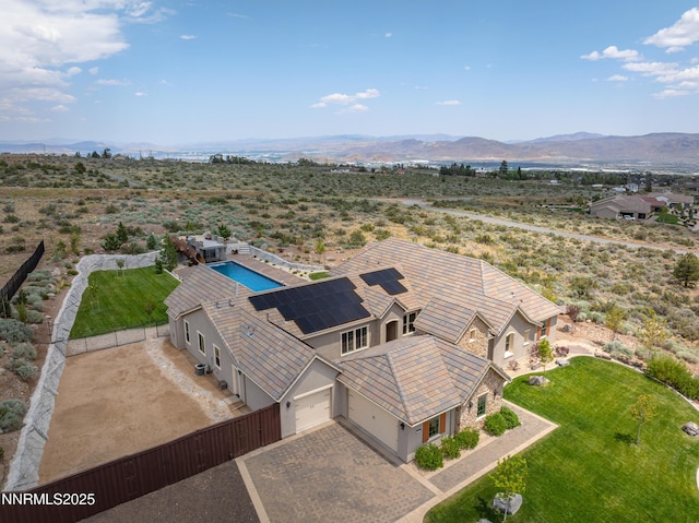 5427 Salmon River Ct, Reno, NV 89511 - view from above of property featuring a mountain backdrop