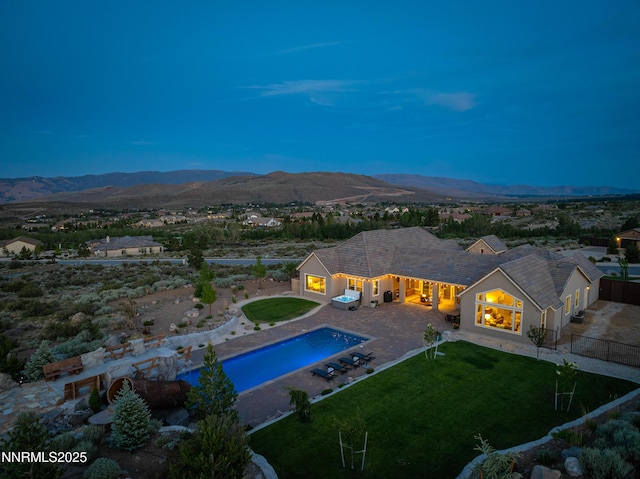 5427 Salmon River Ct, Reno, NV 89511 - view from above of property featuring mountains