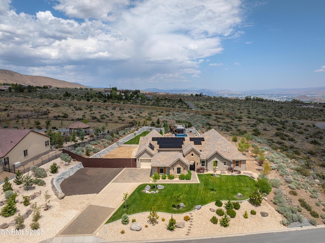 5427 Salmon River Ct, Reno, NV 89511 - view of subject property with a desert landscape and a mountainous background