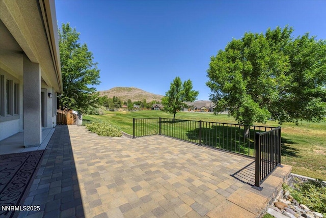 1636 Robb Dr, Carson City, NV 89703 - view of patio / terrace with a mountain view