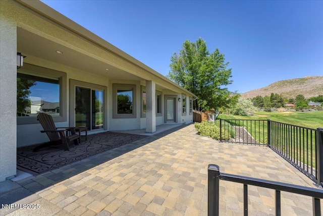 1636 Robb Dr, Carson City, NV 89703 - view of patio / terrace featuring a mountain view