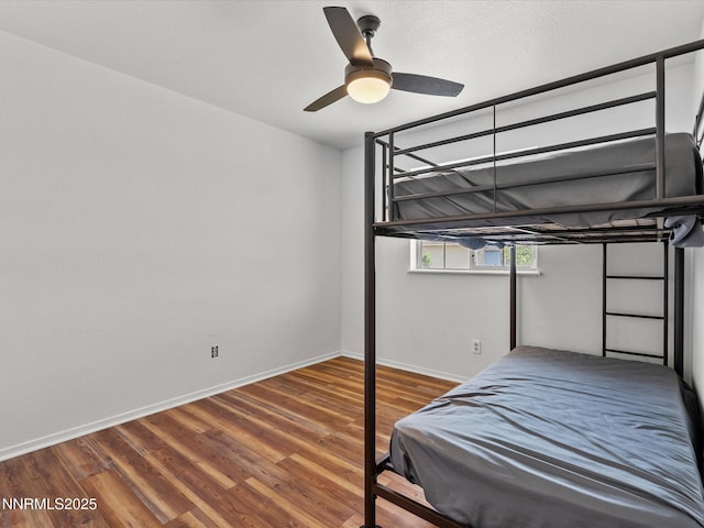 431 Michael Dr, Fallon, NV 89406 - bedroom with wood finished floors and ceiling fan