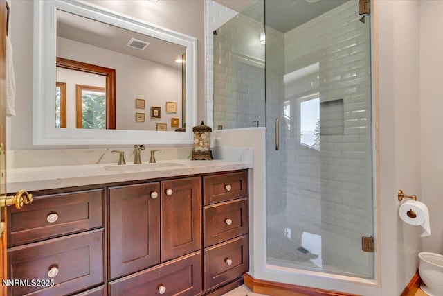 1263 Hidden Woods Dr, Zephyr Cove, NV 89413 - full bath with vanity and a stall shower