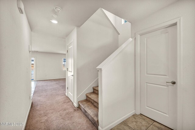 8977 Sagemoor Dr, Reno, NV 89506 - stairs featuring carpet and baseboards