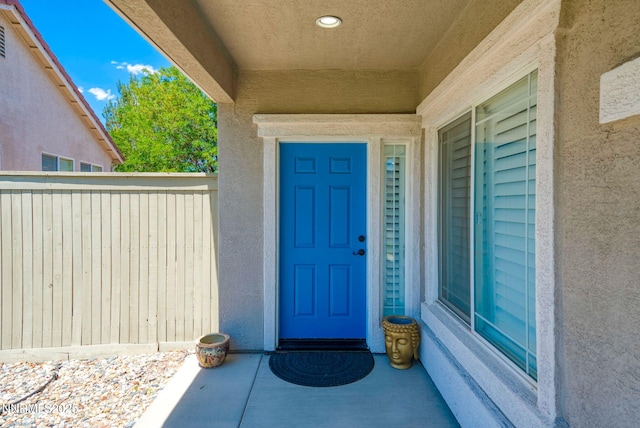 1575 Canyonlands Ct, Reno, NV 89521 - property entrance with stucco siding