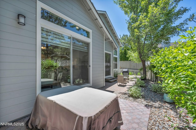 6161 Wycliffe Cir, Reno, NV 89519 - view of patio with a jacuzzi