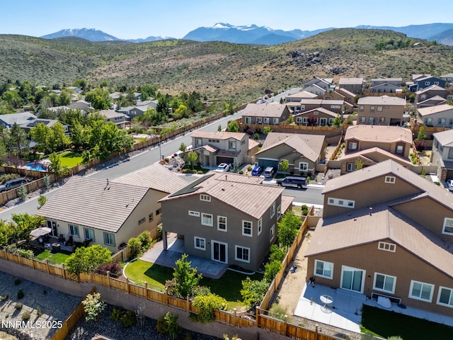 14144 American Pillar Ct, Reno, NV 89511 - aerial view of residential area featuring a mountain backdrop