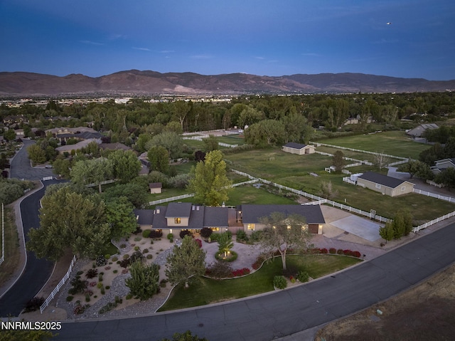 10594 Dixon Ln, Reno, NV 89511 - aerial overview of property's location with a mountain backdrop