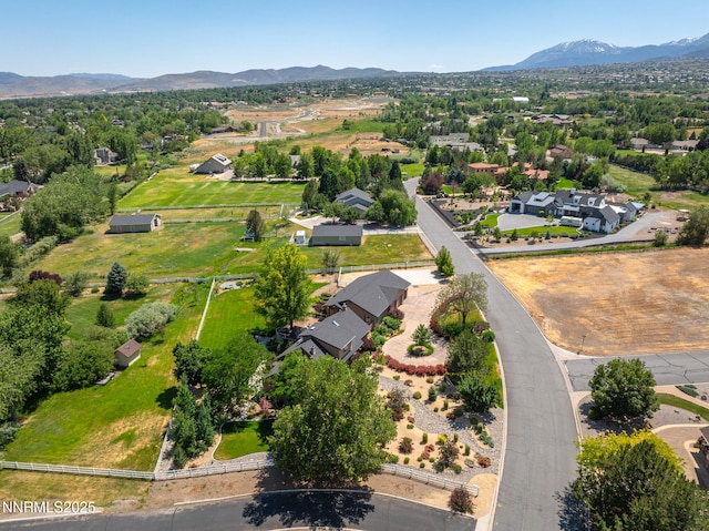 10594 Dixon Ln, Reno, NV 89511 - aerial perspective of suburban area with a mountain backdrop