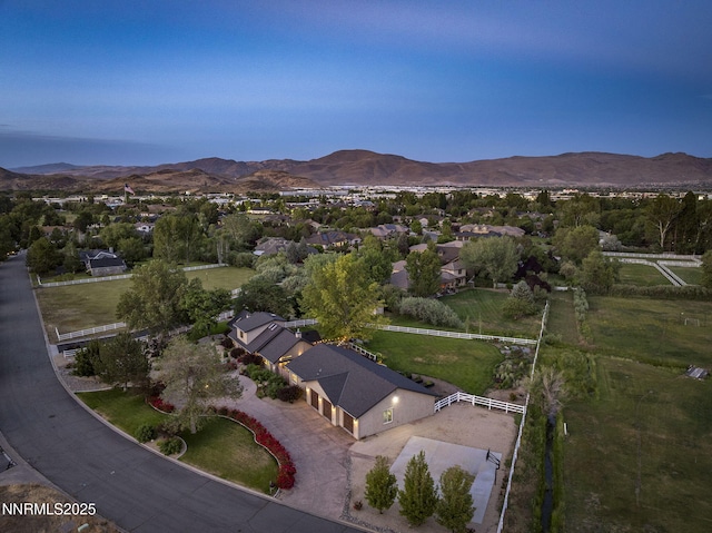 10594 Dixon Ln, Reno, NV 89511 - aerial view of property and surrounding area featuring a mountain backdrop