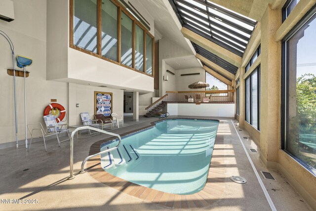 3095 Lakeside Unit 203, Reno, NV 89509 - indoor pool with stairway and a patio