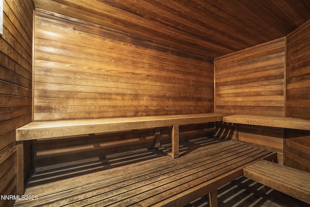 3095 Lakeside Unit 203, Reno, NV 89509 - sauna / steam room featuring wooden walls and wooden ceiling