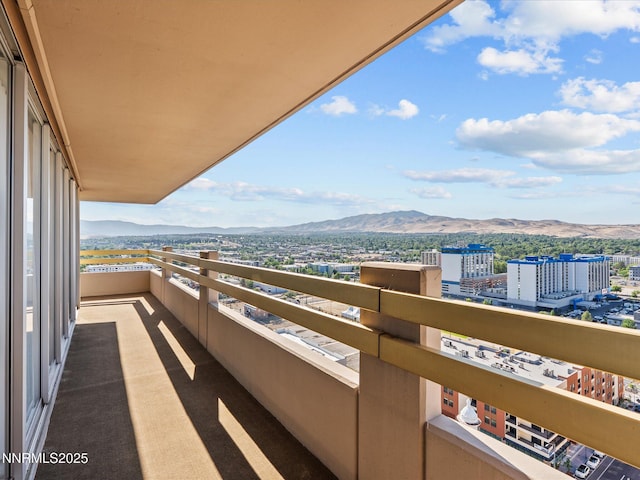 100 N Arlington Ave Unit 20J, Reno, NV 89501 - balcony with a mountain view and a city view