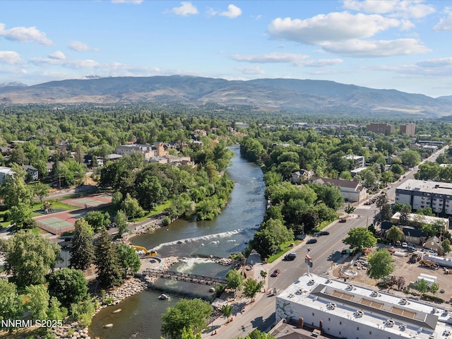 100 N Arlington Ave Unit 20J, Reno, NV 89501 - drone / aerial view of a water and mountain view
