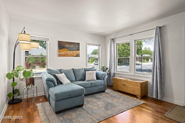 704 Roberts St, Reno, NV 89502 - living room featuring wood finished floors and baseboards