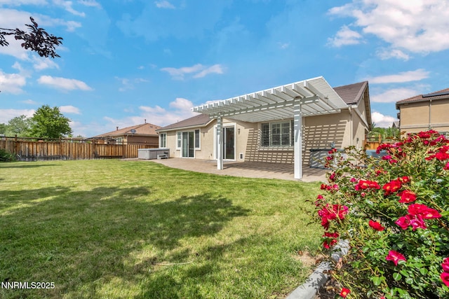 6469 Hale Bopp Ct, Sparks, NV 89436 - back of property with a pergola and a patio