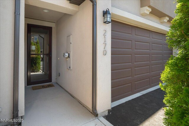 2170 Santona Cir, Reno, NV 89523 - property entrance with stucco siding