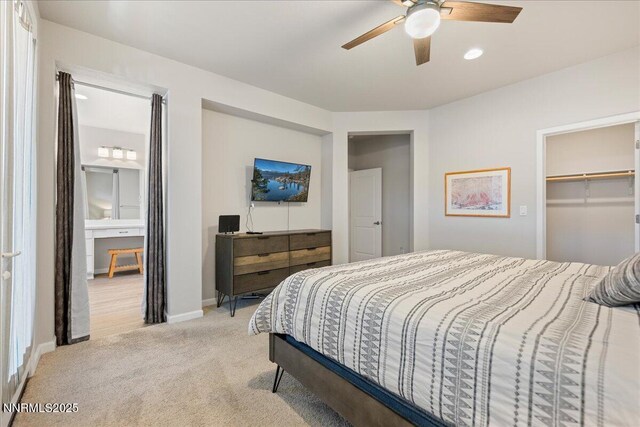 2170 Santona Cir, Reno, NV 89523 - carpeted bedroom featuring ceiling fan and recessed lighting