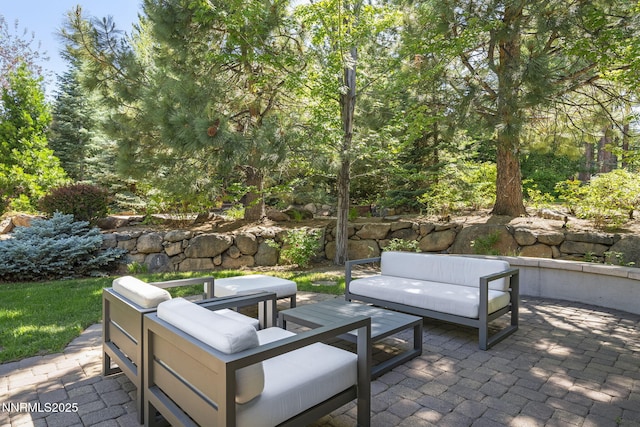 5830 Strasbourg Ct, Reno, NV 89511 - view of patio with an outdoor hangout area