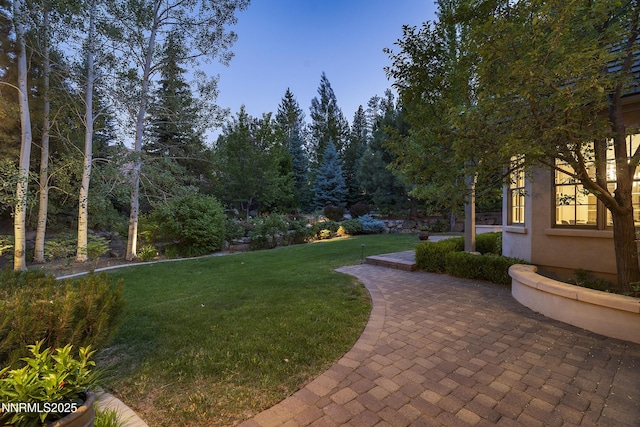 5830 Strasbourg Ct, Reno, NV 89511 - view of green lawn with a patio area
