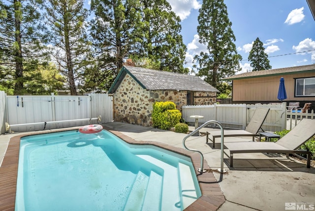 3430 Gwynelle Ct, Sparks, NV 89431 - view of pool featuring a fenced backyard and a patio