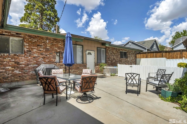 3430 Gwynelle Ct, Sparks, NV 89431 - view of patio / terrace with outdoor dining area and area for grilling