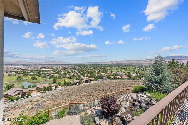 2550 Old Waverly Ct, Sparks, NV 89436 - view of yard with a mountain view
