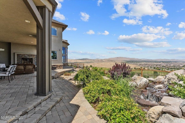 2550 Old Waverly Ct, Sparks, NV 89436 - view of patio / terrace featuring a mountain view