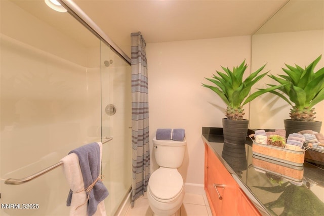 450 N Arlington Ave Unit 715, Reno, NV 89503 - bathroom featuring a shower with curtain, tile patterned floors, and vanity