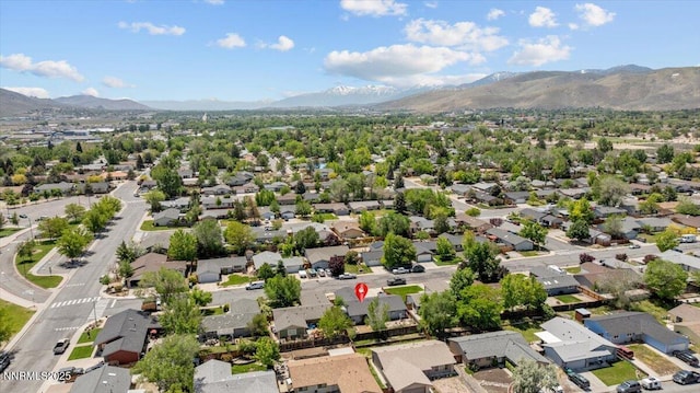 1510 E Slide Mountain Dr, Carson City, NV 89706 - aerial view of residential area with mountains