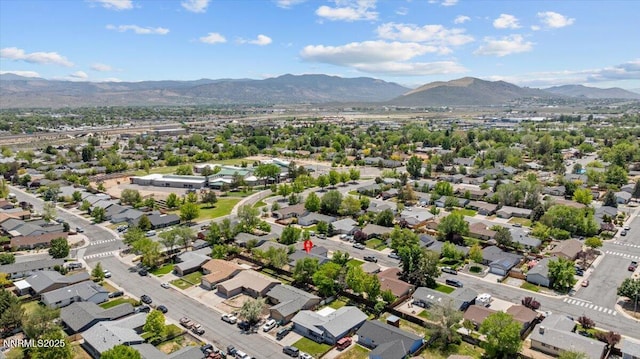 1510 E Slide Mountain Dr, Carson City, NV 89706 - aerial view of residential area with mountains
