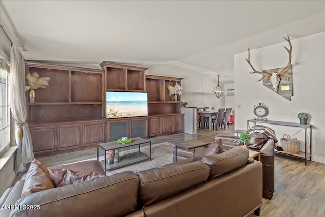 1510 E Slide Mountain Dr, Carson City, NV 89706 - living area featuring lofted ceiling and light wood-style flooring