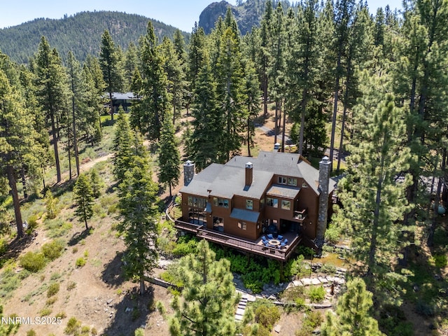 187 Yellow Jacket Rd, Glenbrook, NV 89413 - view from above of property featuring a mountainous background