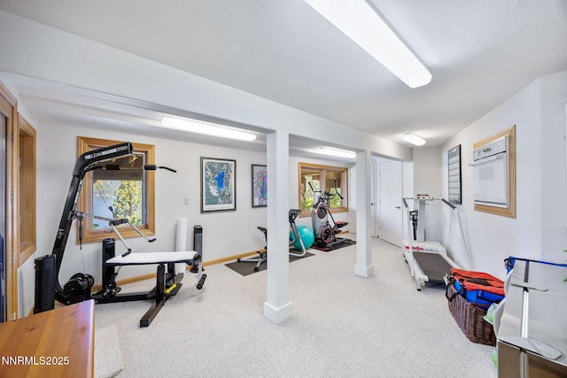 187 Yellow Jacket Rd, Glenbrook, NV 89413 - exercise room with carpet flooring and baseboards