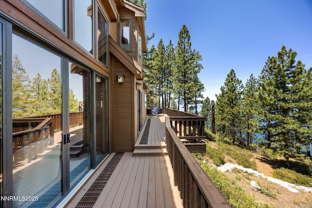 187 Yellow Jacket Rd, Glenbrook, NV 89413 - view of wooden deck