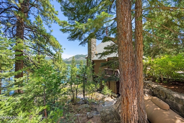 187 Yellow Jacket Rd, Glenbrook, NV 89413 - view of yard featuring a mountain view