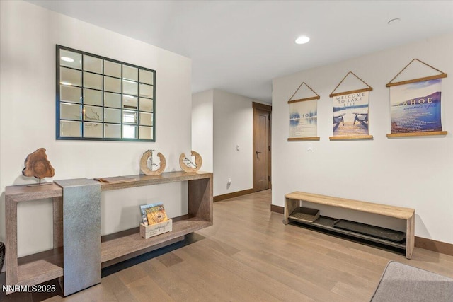 17 Beach Club Dr # 213, Stateline, NV 89449 - hallway with wood finished floors and recessed lighting