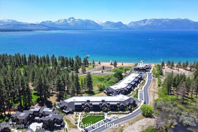17 Beach Club Dr # 213, Stateline, NV 89449 - aerial view of a water and mountain view