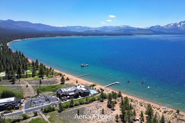 17 Beach Club Dr # 213, Stateline, NV 89449 - water view featuring a mountainous background