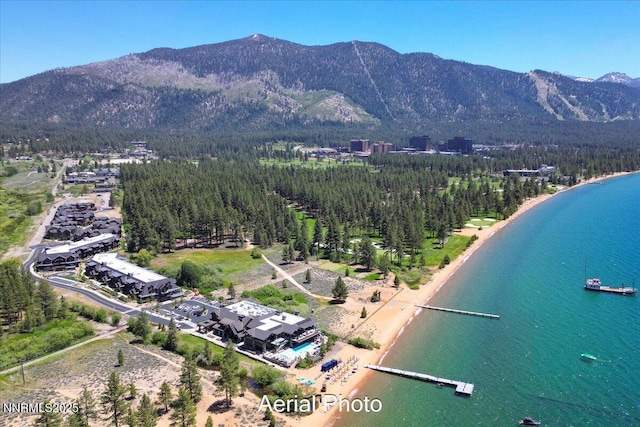 17 Beach Club Dr # 213, Stateline, NV 89449 - bird's eye view of a water and mountain view