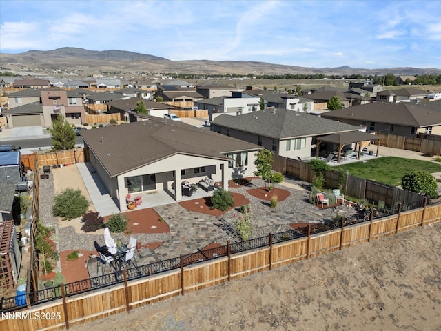 2217 Millville Dr, Spanish Springs, NV 89441 - aerial view of residential area featuring a mountain backdrop