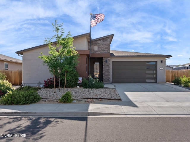 2217 Millville Dr, Spanish Springs, NV 89441 - view of front of property with driveway and a garage