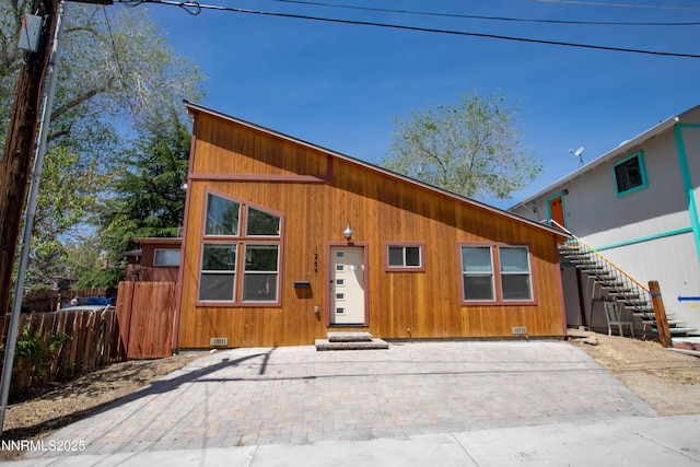 1264 Humboldt St, Reno, NV 89509 - view of front facade with crawl space and stairs