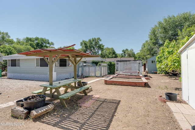 5385 Carol Dr, Sun Valley, NV 89433 - view of yard with a garden