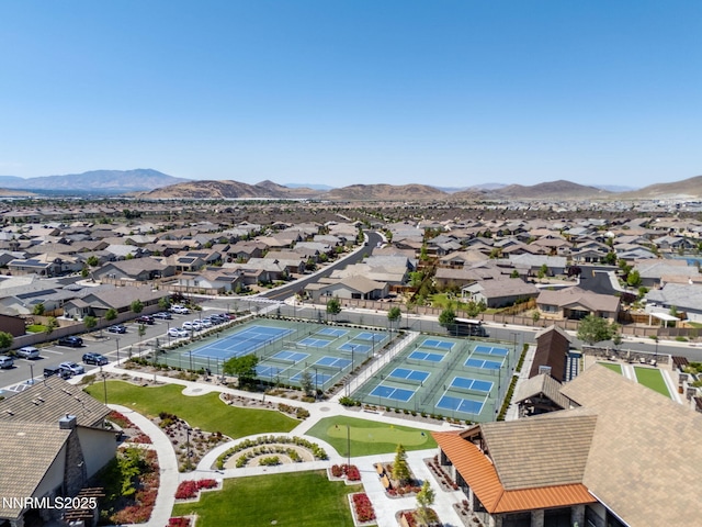 2021 Neviekay Ln, Reno, NV 89521 - aerial perspective of suburban area featuring mountains