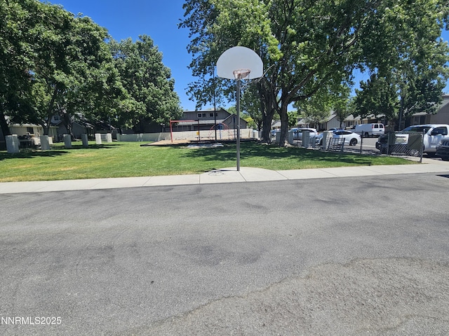 1591 York Way, Sparks, NV 89431 - view of basketball court with community basketball court and a residential view
