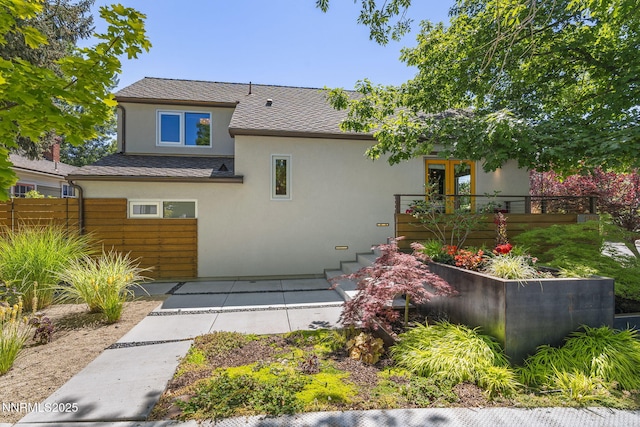 1296 Nixon Ave, Reno, NV 89509 - back of house featuring stucco siding and a shingled roof